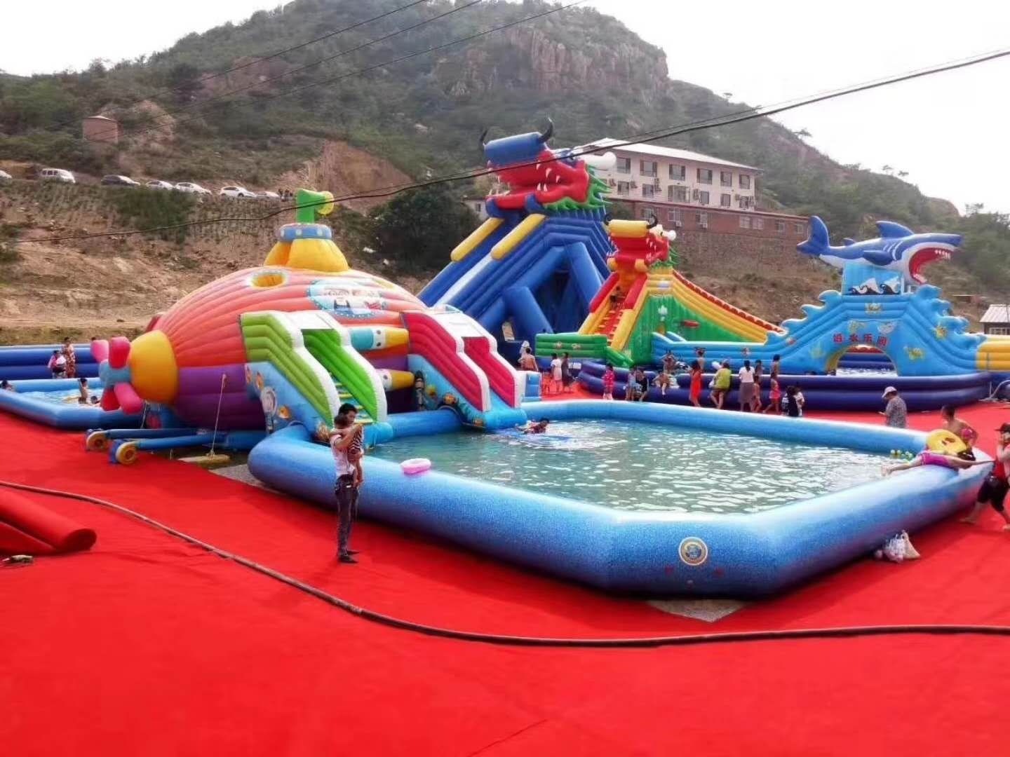 甘肃深海潜艇儿童乐园充气游泳池